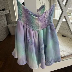 Karlie super cute tie dye skirt!